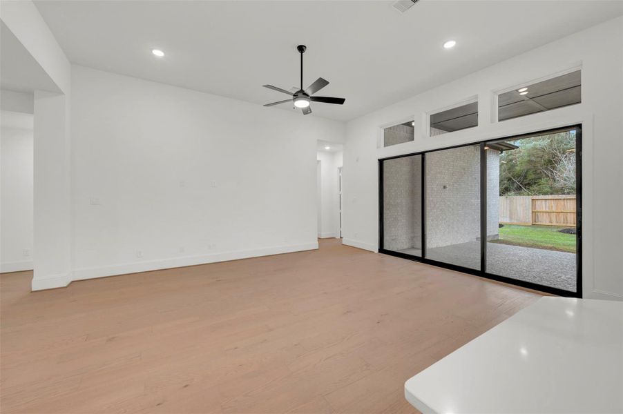 Spacious, unfurnished interior of a new home in The Woodlands Hills - Premier Collection, Willis (Image 22).