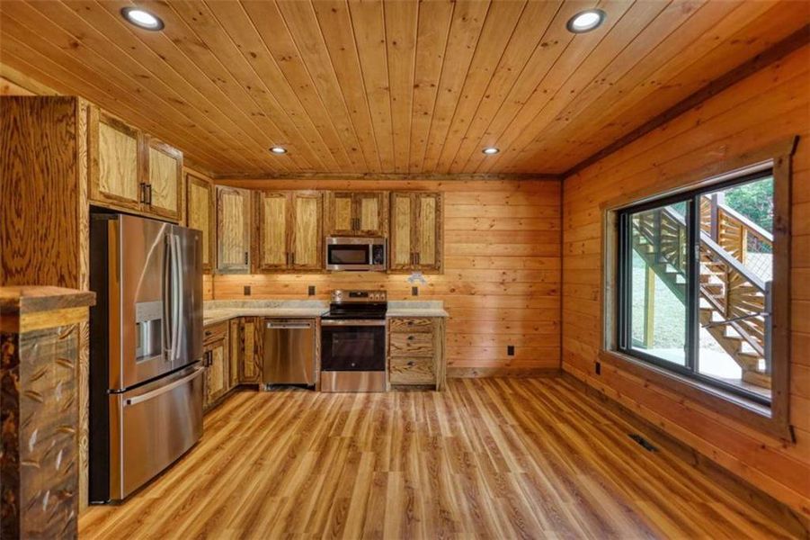 Furnished interior view inside a new home in , Blue Ridge (Image 13).