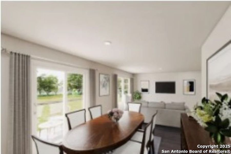 Furnished interior view inside a new home in Las Colinas, Kenedy (Image 7).