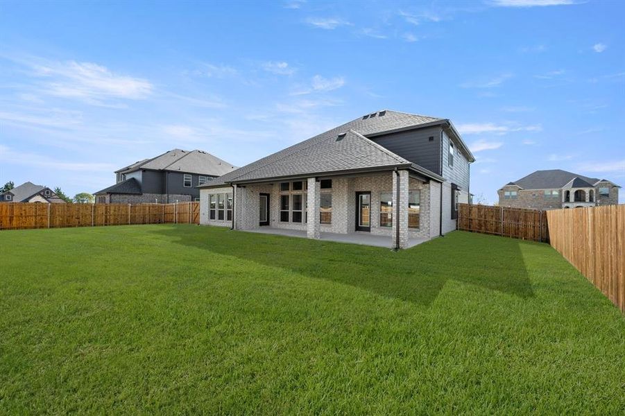 Exterior details and patio area of a home in Bear Creek, Cedar Hill (Image 25). Exterior details and patio area of a home in Bear Creek, Cedar Hill (Image 25).