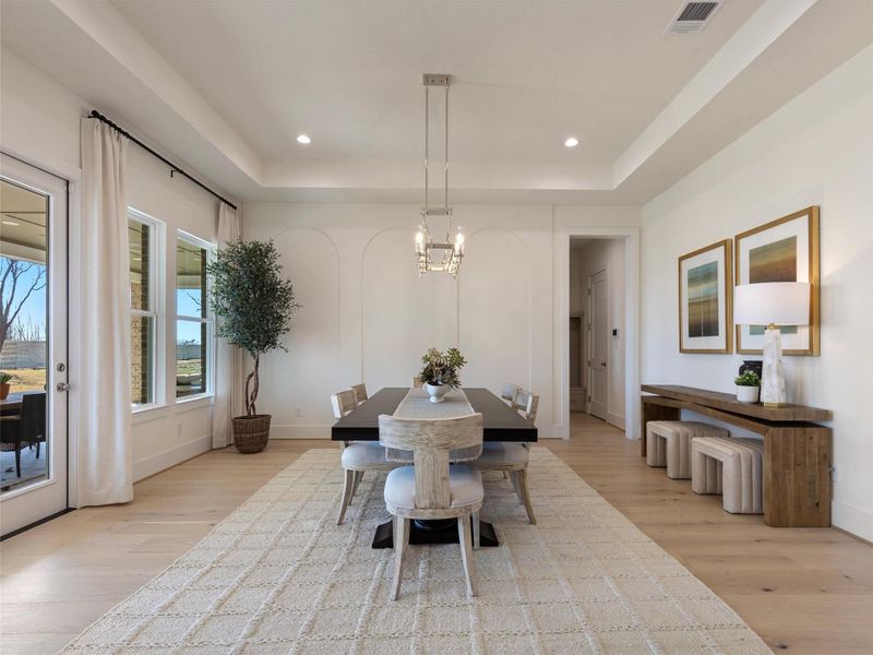 Furnished interior view inside a new home in , Smithville (Image 13).
