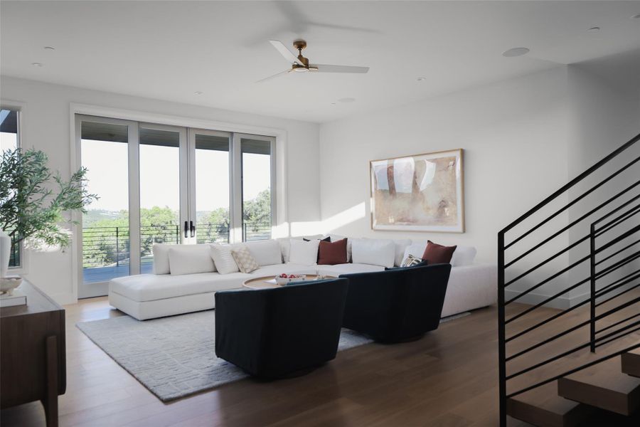 Furnished interior view inside a new home in , Austin (Image 17). Furnished interior view inside a new home in , Austin (Image 17).