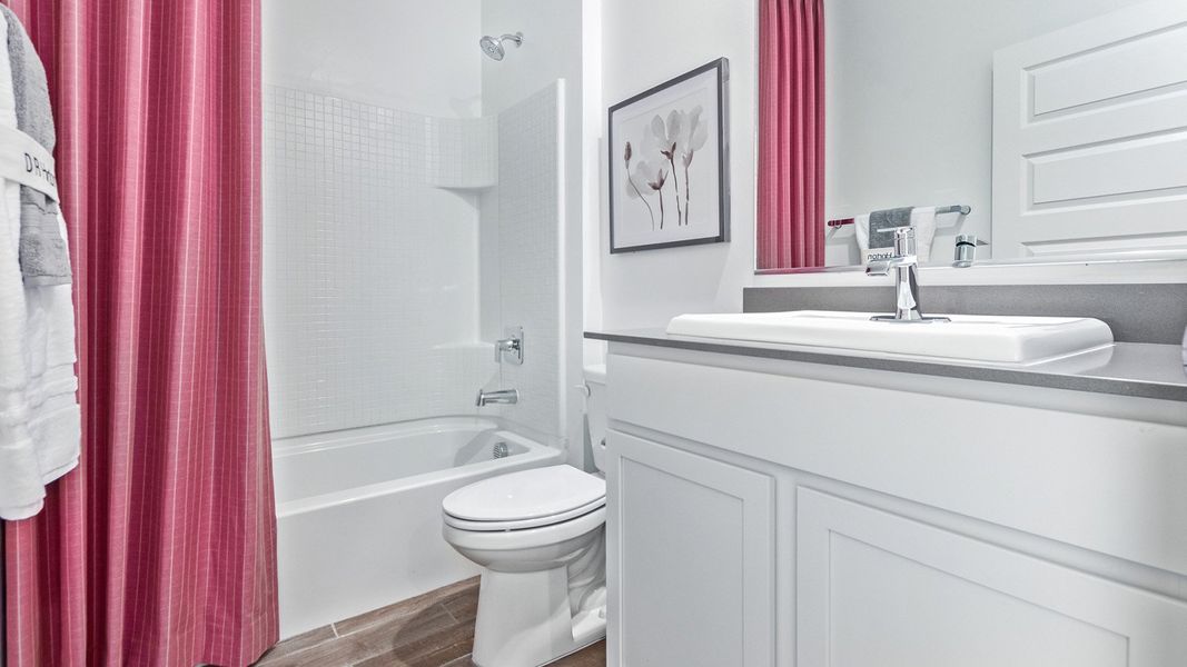 Representative furnished interior of a home built from the Citrine - Plan 5042 by D.R. Horton in Tortolita Trails, Marana (Image 28).