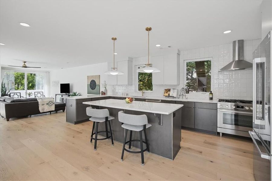 Furnished interior view inside a new home in , Atlanta (Image 15).