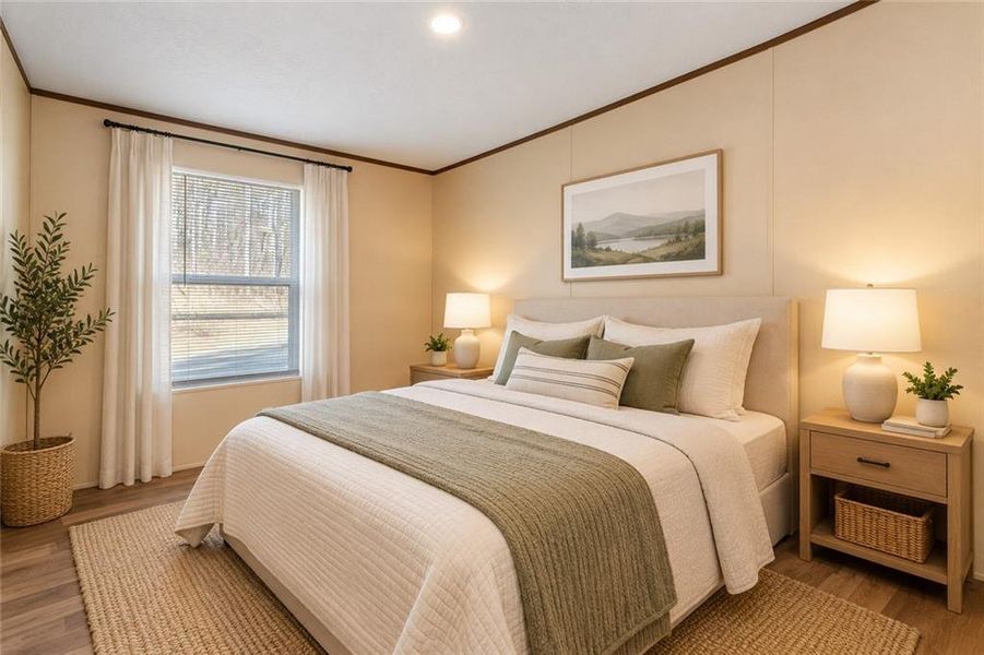 Furnished interior view inside a new home in , Ellijay (Image 41).