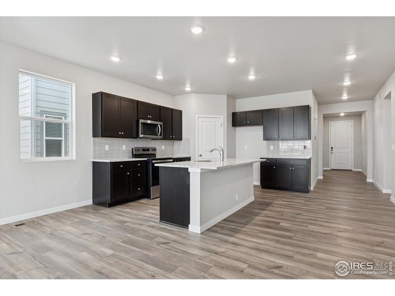 Furnished interior view inside a new home in The Overlook at Johnstown Farms, Johnstown (Image 10).