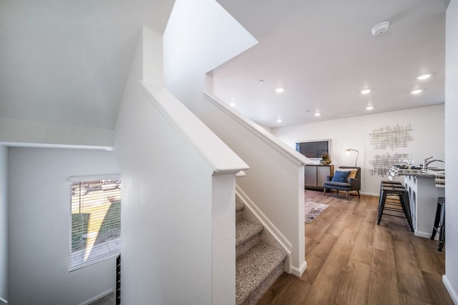 Furnished interior view inside a new home in Reunion, Commerce City (Image 27).