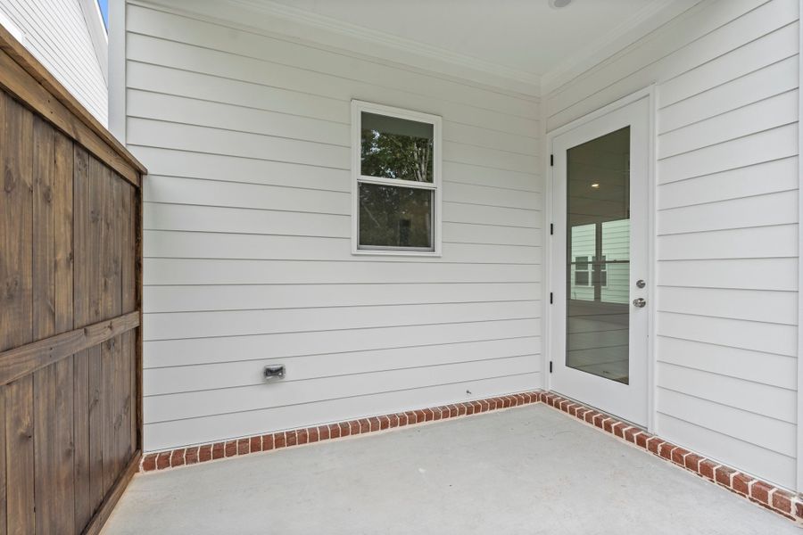 Representative exterior details of a home built from the The Castleberry by The Providence Group in Aberdeen, Hoschton (Image 20).