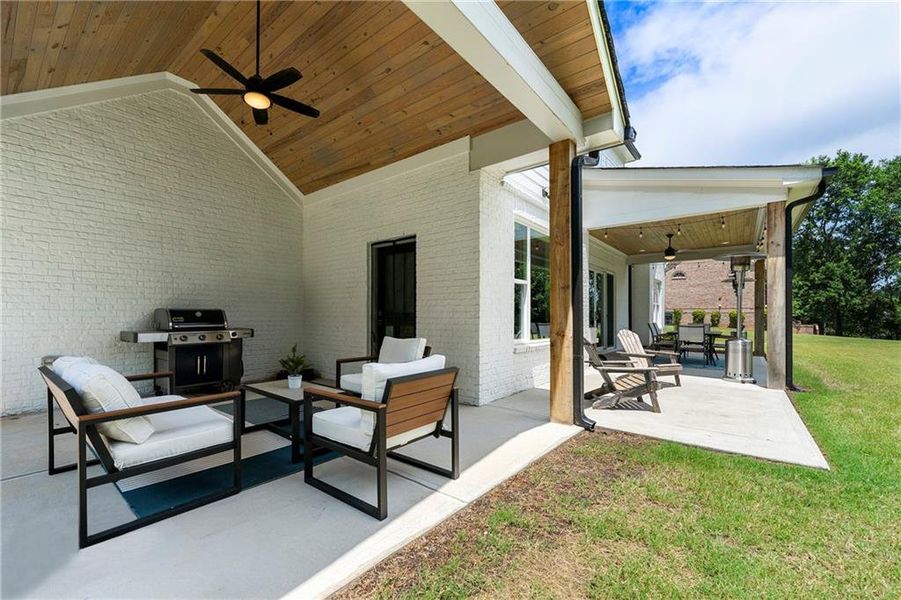 Exterior details and patio area of a home in , Dacula (Image 30).
