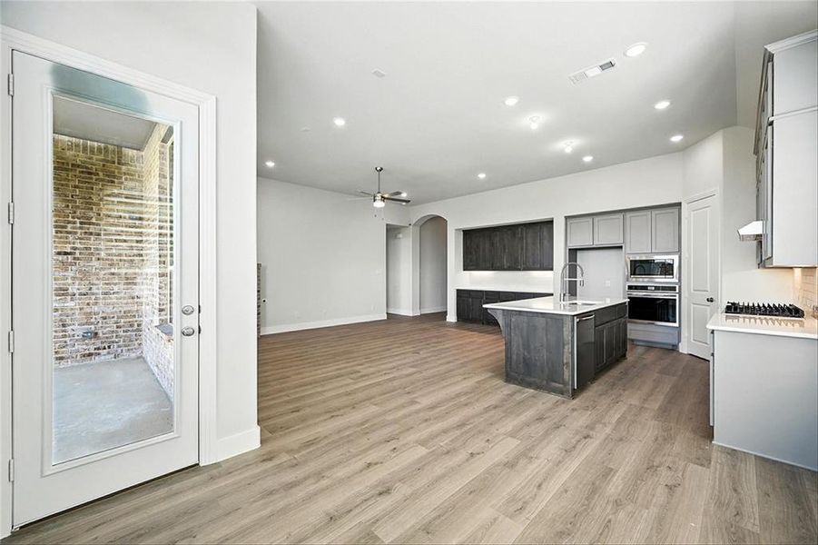 Furnished interior view inside a new home in The Parks at Wilson Creek: 50ft. lots, Celina (Image 8). Furnished interior view inside a new home in The Parks at Wilson Creek: 50ft. lots, Celina (Image 8).