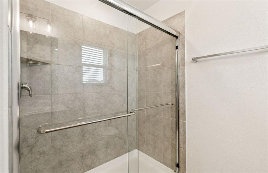 Modern owner's bath with spacious shower Modern owner's bath with spacious shower
