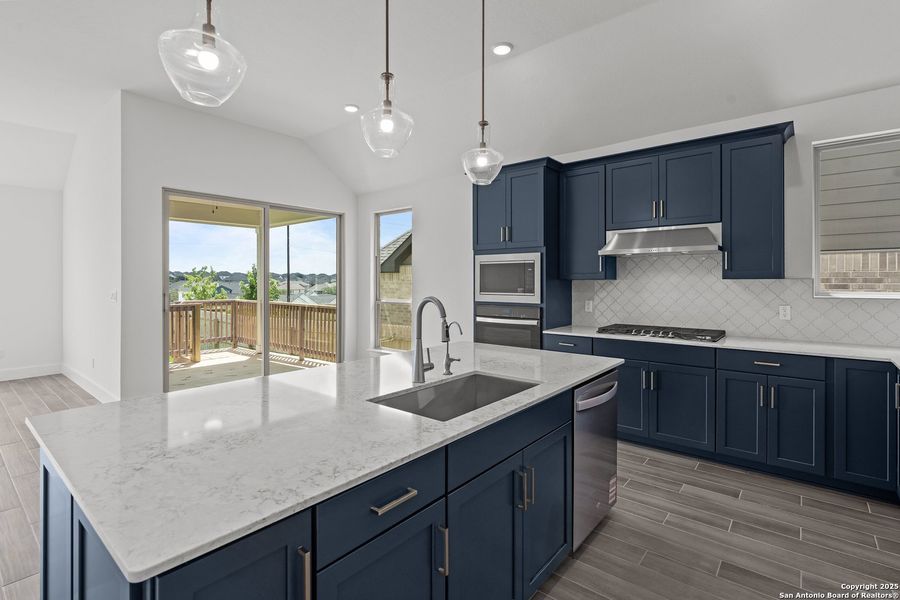 Furnished interior view inside a new home in Corley Farms, Boerne (Image 4).