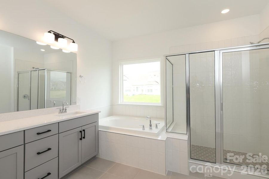 Furnished interior view inside a new home in Estates at Sugar Creek, Indian Land (Image 14).