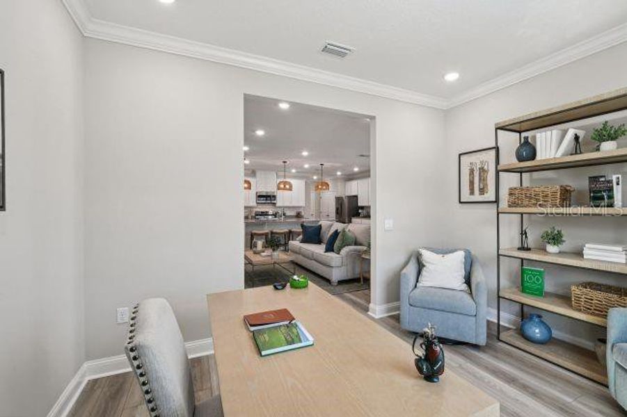 Furnished interior view inside a new home in Oakwood Estates, Green Cove Springs (Image 35).