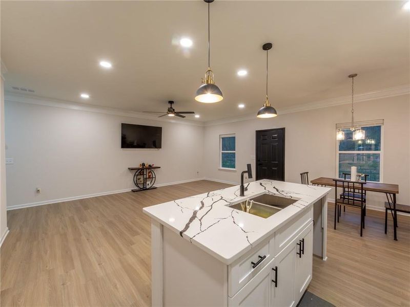 Furnished interior view inside a new home in , Cartersville (Image 13).