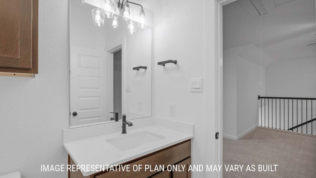 Furnished interior view inside a new home in The Woods, Lumberton (Image 9).