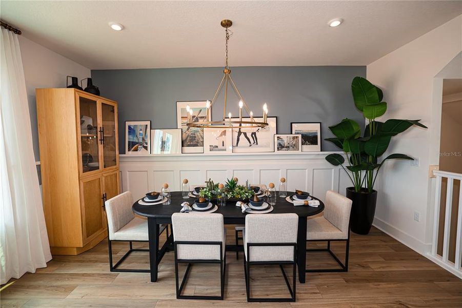 Furnished interior view inside a new home in Parkview at Hamlin, Winter Garden (Image 5).