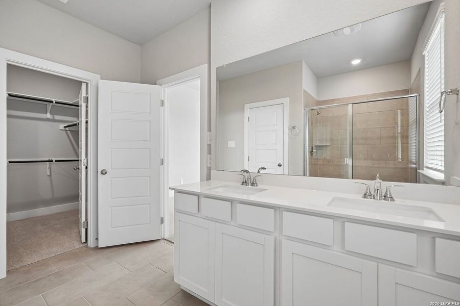 Furnished interior view inside a new home in Legendary Trails - Premier Series, Cibolo (Image 20). Furnished interior view inside a new home in Legendary Trails - Premier Series, Cibolo (Image 20).