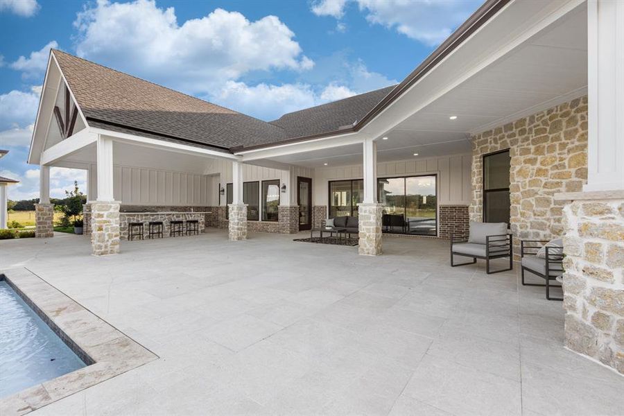 Exterior details and patio area of a home in , Wills Point (Image 25).