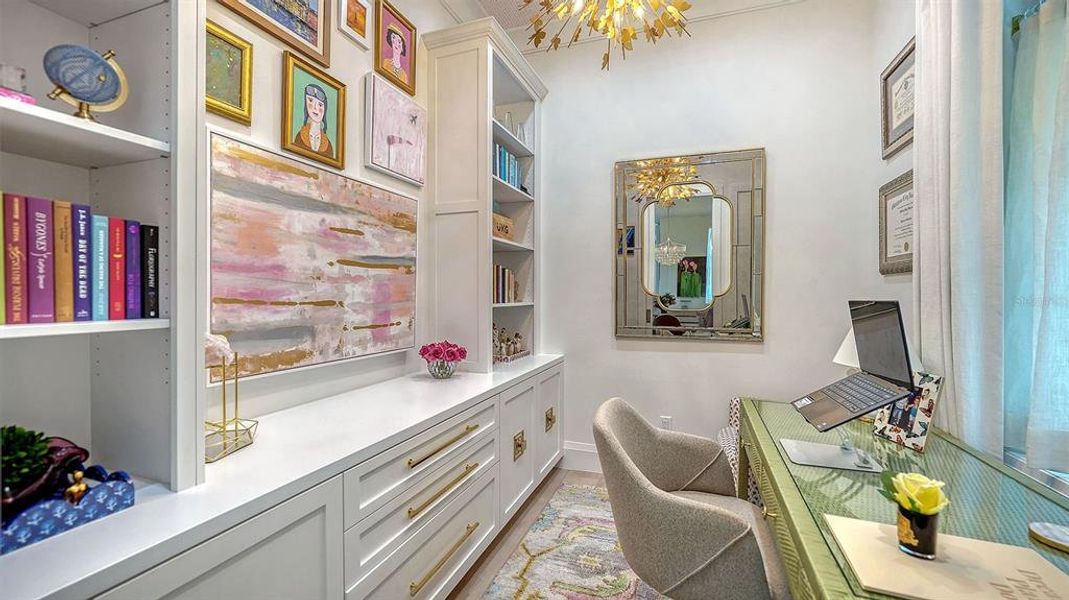 Furnished interior view inside a new home in , Sarasota (Image 11).