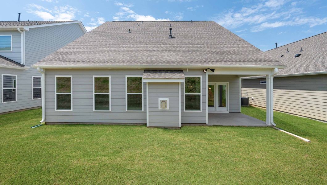 Exterior details and patio area of a home in Cottonwood Ridge, Piedmont (Image 3). Exterior details and patio area of a home in Cottonwood Ridge, Piedmont (Image 3).