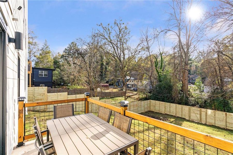 Exterior details and patio area of a home in , Atlanta (Image 26).