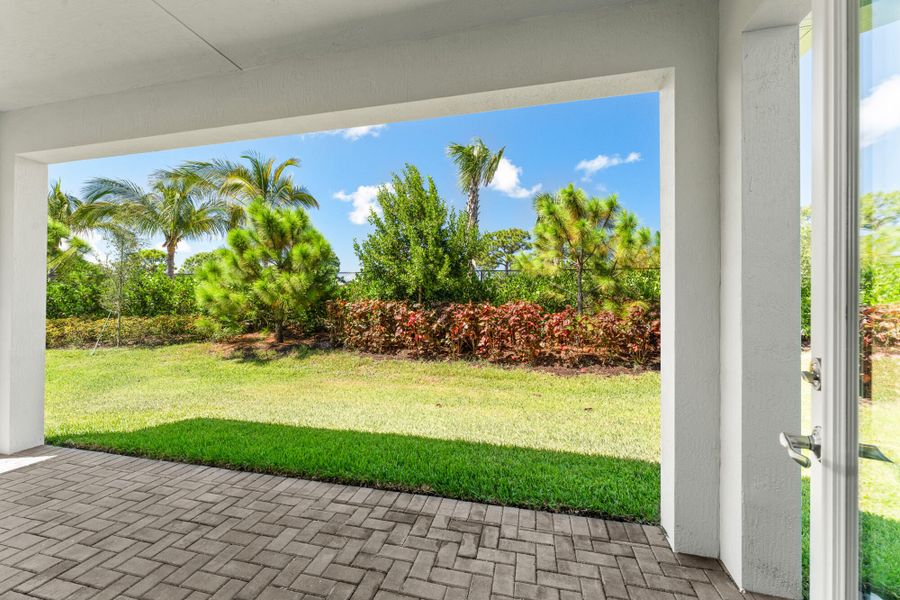 Exterior details and patio area of a home in Avila, Jensen Beach (Image 2).