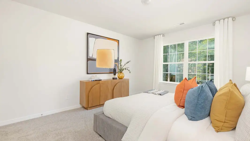 Furnished interior view inside a new home in Reedy Creek Preserve, Charlotte (Image 23).