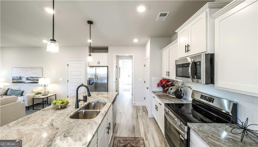Furnished interior view inside a new home in Canterbury Villas, Carrollton (Image 5).