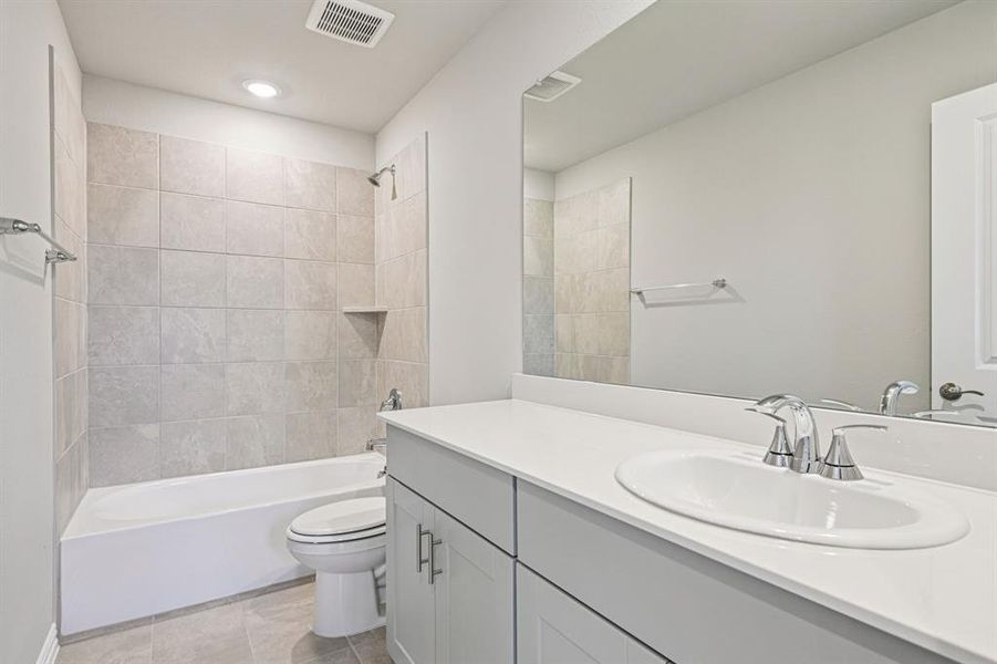 Photo is not of the actual home, but is an inspirational photo of builder’s model home and may depict options, furnishings, and/or decorator features that are not included.