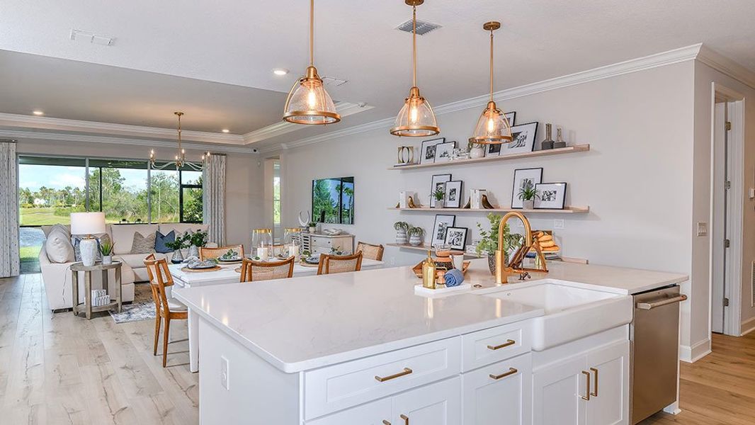 Furnished interior view inside a new home in Colbert Landings, Palm Coast (Image 11). Furnished interior view inside a new home in Colbert Landings, Palm Coast (Image 11).