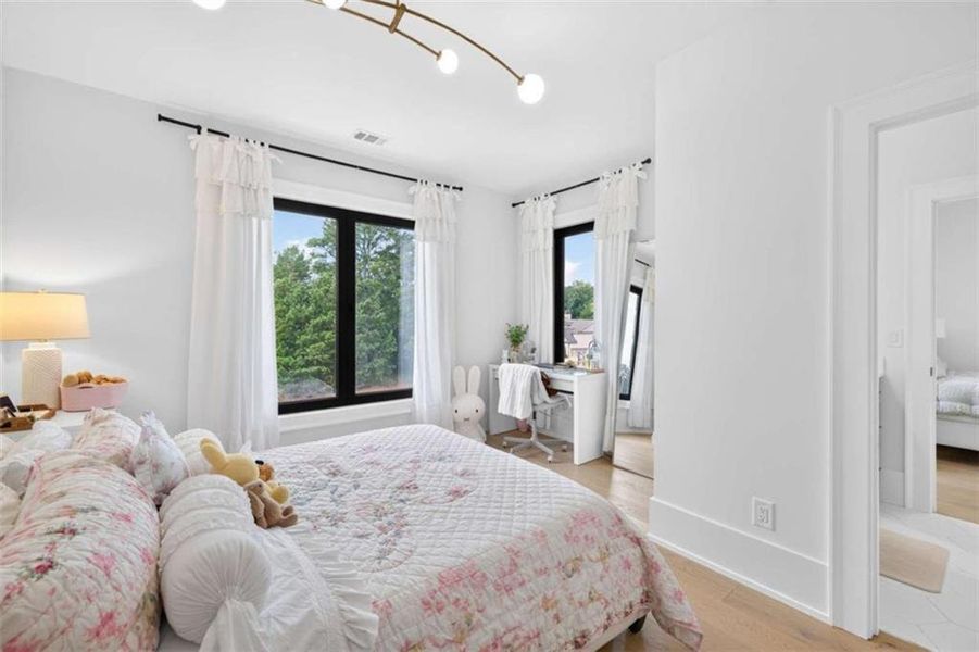 Furnished interior view inside a new home in , Hoschton (Image 22).