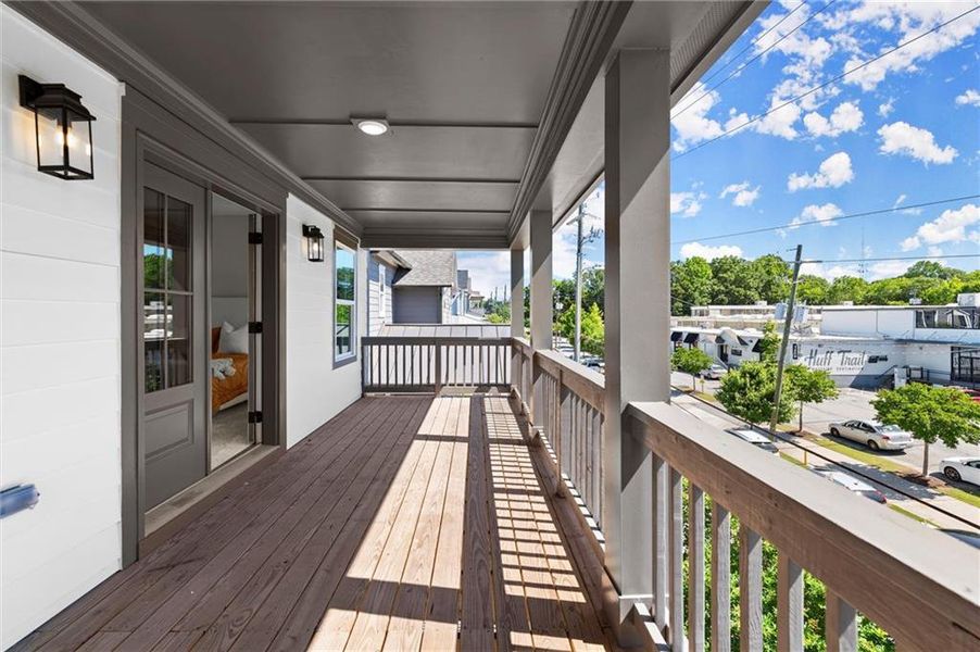 Exterior details and patio area of a home in West Town, Atlanta (Image 29). Exterior details and patio area of a home in West Town, Atlanta (Image 29).