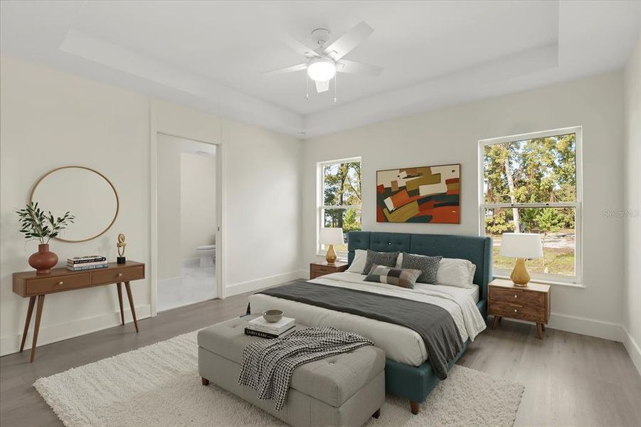 Furnished interior view inside a new home in , Ocklawaha (Image 6).