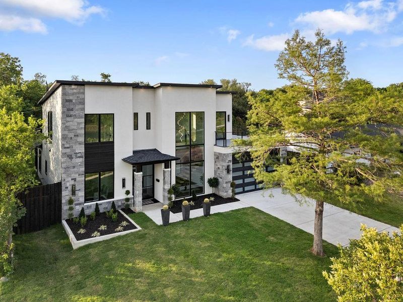 Front exterior of a new home in , Farmers Branch, TX, highlighting curb appeal (Image 22).