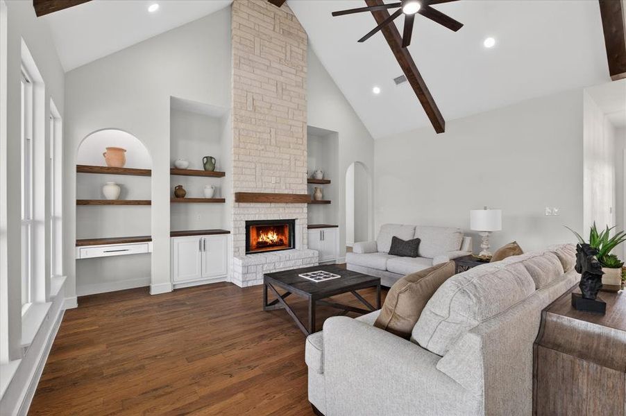 Furnished interior view inside a new home in , Celeste (Image 9).