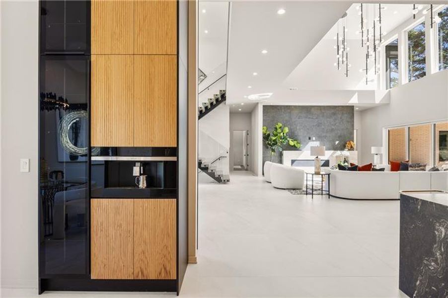 Furnished interior view inside a new home in , Atlanta (Image 49).