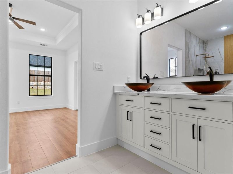 Furnished interior view inside a new home in , Granbury (Image 9). Furnished interior view inside a new home in , Granbury (Image 9).