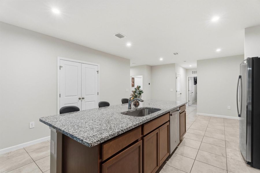Furnished interior view inside a new home in , Fort Pierce (Image 16).