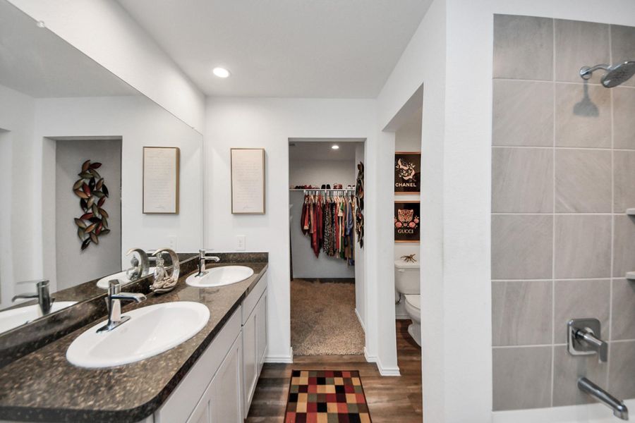 Furnished interior view inside a new home in , Spring (Image 11).