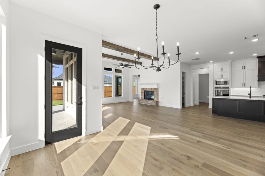 Representative unfurnished interior of a home built from the 5521 by Tradition Homes in Windsong Ranch, Prosper (Image 19).