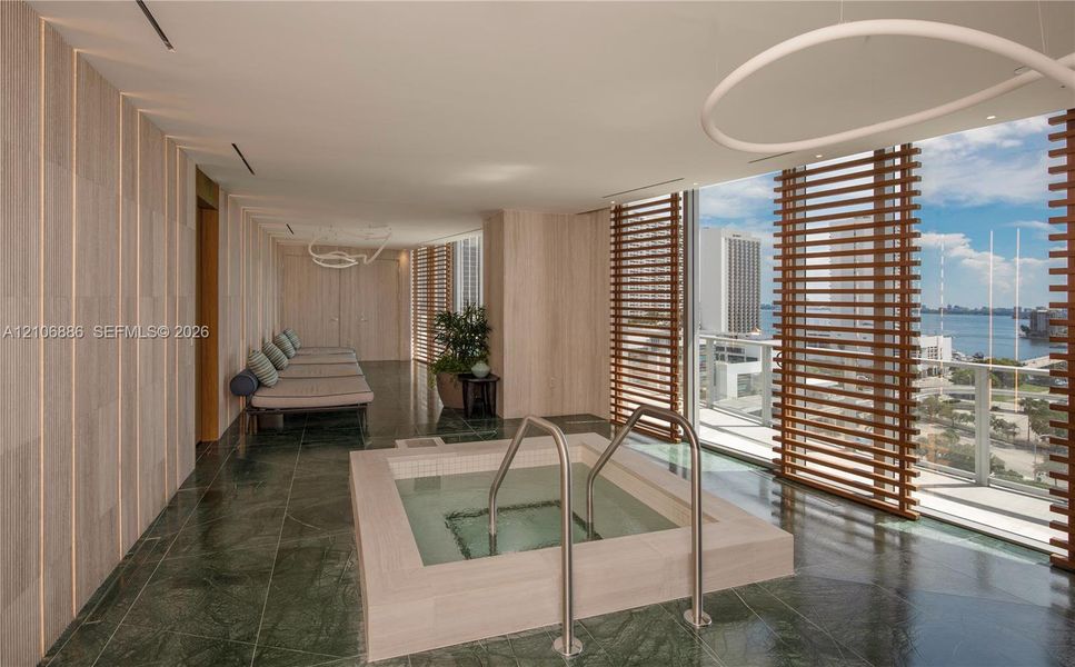 Furnished interior view inside a new home in , Miami (Image 12).