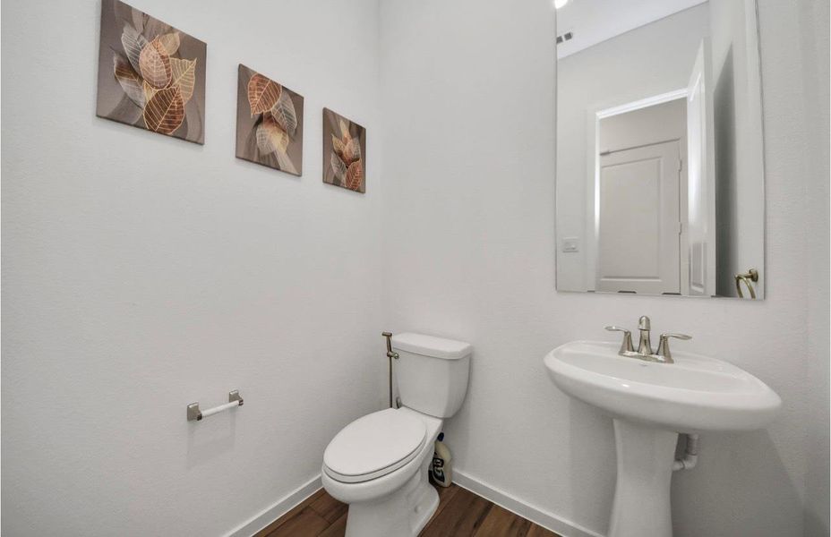 Furnished interior view inside a new home in Cross Creek West: Richmond Collection, Fulshear (Image 8).