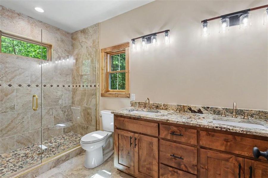 Furnished interior view inside a new home in , Blairsville (Image 6).