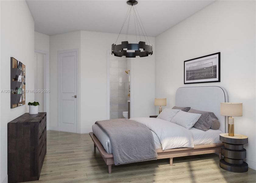 Furnished interior view inside a new home in Parkland Royale, Parkland (Image 11).