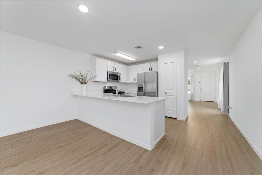Furnished interior view inside a new home in Becker Landing, Hockley (Image 7).