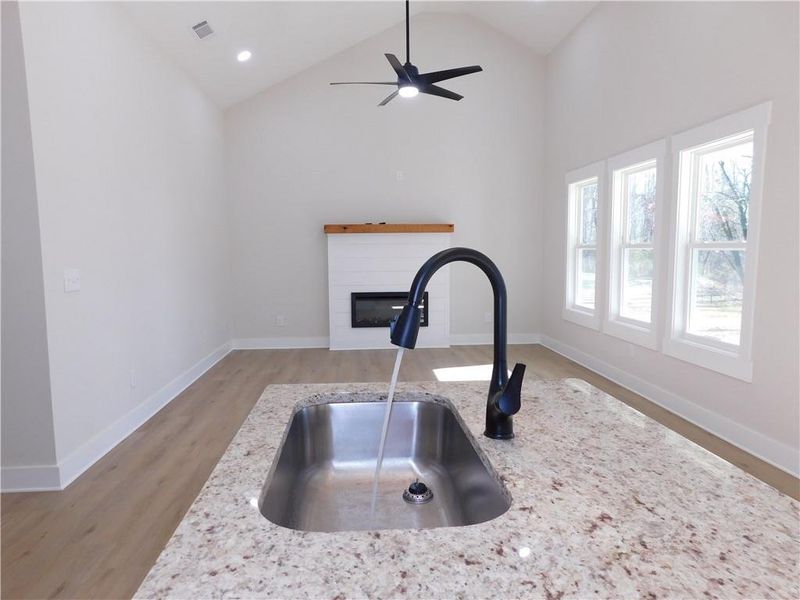Close-up of interior finishes inside a home in , Dahlonega (Image 9).