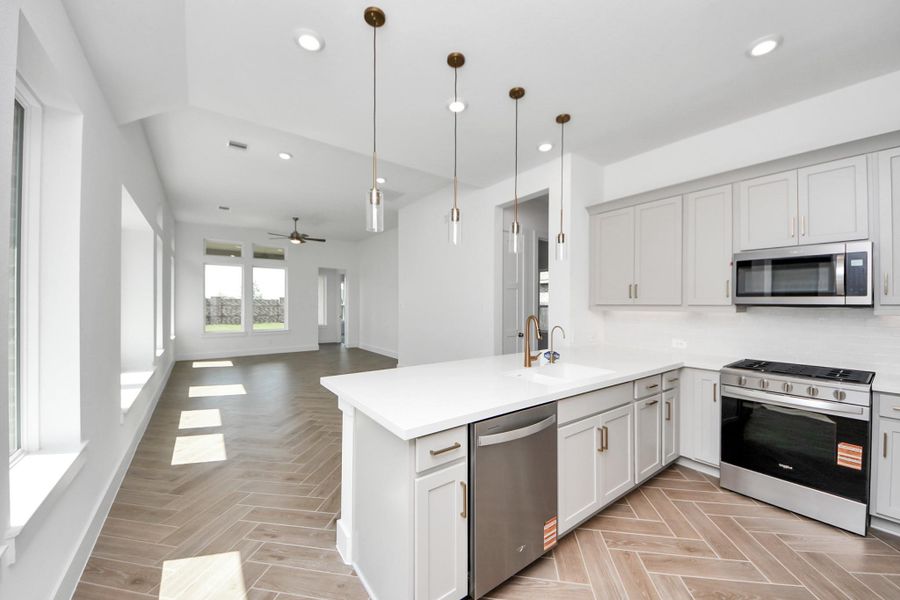 Furnished interior view inside a new home in Amira: Premier Collection, Tomball (Image 13).