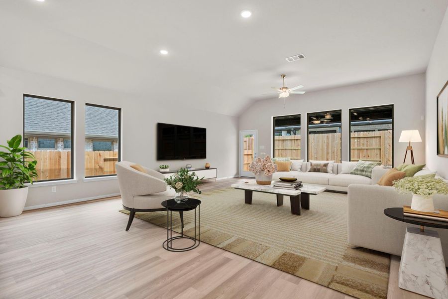 Furnished interior view inside a new home in Wildtree, Magnolia (Image 11).