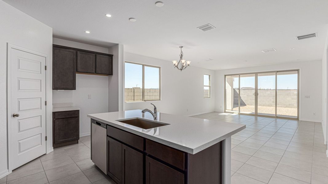 Furnished interior view inside a new home in Apache Farms, Buckeye (Image 7). Furnished interior view inside a new home in Apache Farms, Buckeye (Image 7).